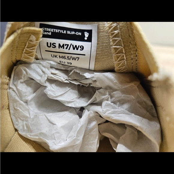 Splay Slip-On Canvas Shoes in Sand with Gum Sole - Picture 5 of 6